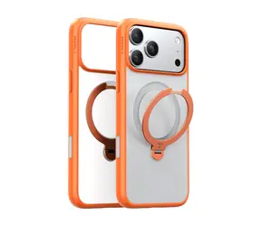 Torras Ostand Q3 Spin Case Ochranné pouzdro pro Apple iPhone 17 Pro Max oranžová