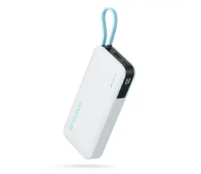 Cuktech CUKP200NGLLG PowerBanka 55W bílá / 20000mAh / USB-C / USB-A / USB-C kabel
