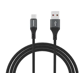 Dudao L3ST napájecí kabel / USB-A / USB-C / 5A / 1,2 m / černá