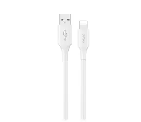 Dudao Datový kabel  L2sL / USB-A / Lightning 6A / 1.2 m / bílá