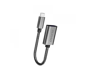 Dudao L15T adaptér / USB-C / USB 2.0 / OTG / šedá
