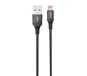Dudao Datový kabel  L3SL 30W / USB-A / Lightning 3A / 1.2 m / černá