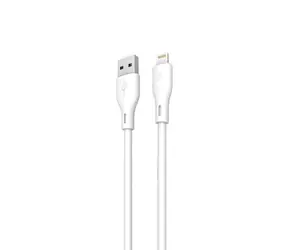 Dudao Datový kabel  L2L / USB / Lightning 3A / 1 m / bílá