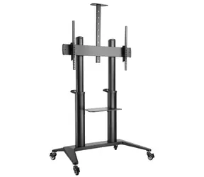 VivoLink VLFS70120 černá / Stojan na kolečkách pro LCD a TV 70-120" / výškově nastavitelný / nosnost 140kg