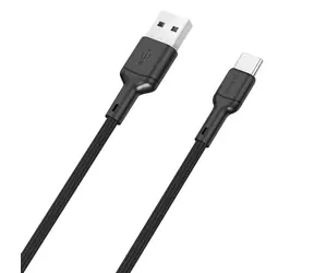 Dudao Datový kabel L9T / USB-A / USB-C / 5A / 1 m / černá
