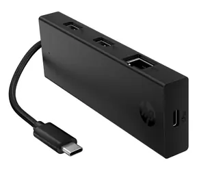 HP Portable USB-C Hub / přenosný rozbočovač / 2x USB-A / RJ45 /