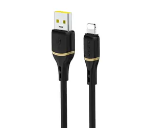 Dudao Datový kabel  L25L / USB-A / Lightning 30W / 1 m / černá