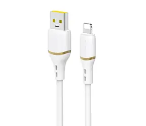 Dudao Datový kabel  L25L / USB-A / Lightning 30W / 1 m / bílá