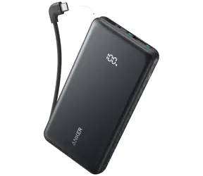 Anker Zolo 10000mAh černá / Powerbanka / 22.5W / s kabelem USB-C / USB-C