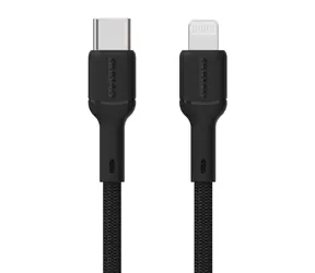 Dudao Datový kabel  L9X / USB-C / Lightning 30W / 1 m / černá