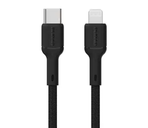 Dudao Datový kabel  L9X / USB-C / Lightning 30W / 2 m / černá