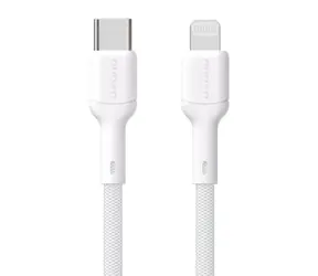 Dudao Datový kabel  L9X / USB-C / Lightning 30W / 2 m / bílá