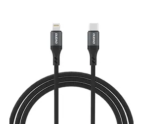 Dudao Datový kabel  L3CL / USB-C / Lightning 30W / 2 m / černá