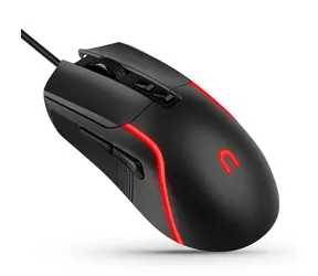 Niceboy M310 černá / Herní optická myš / 7200 DPI / USB-A / podsvícení / 1.5m