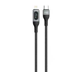 Dudao Datový kabel  L7MaxL / USB-C / Lightning 20W / 1 m / černá