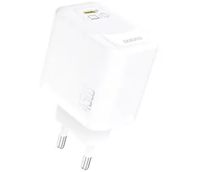 Dudao A28 síťová nabíječka bílá / USB-C / 45W
