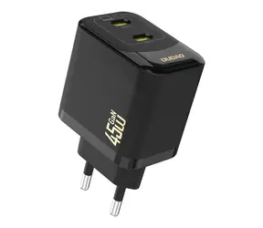 Dudao A28PEU síťová nabíječka černá / 2x USB-C / 45W