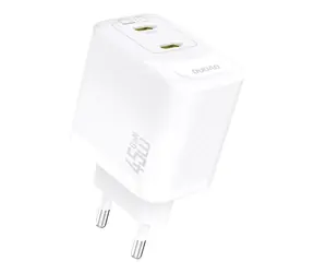 Dudao A28PEU síťová nabíječka bílá / 2x USB-C / 45W