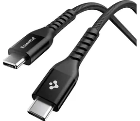 Spigen ACA11103 Essential USB-C na USB-C 100W kabel 1.2m černá