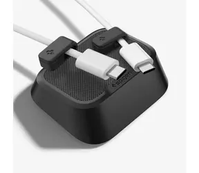 Spigen Magnetic Cable Holder magnetický organizér černá