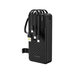 Dudao K11 Pro 20000mAh černá / Powerbanka / vestavěné kabely