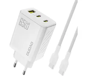 Dudao A29C síťová nabíječka s kabelem bílá / USB-C / 65W