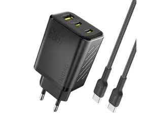 Dudao A29C síťová nabíječka s kabelem černá / USB-C / 65W