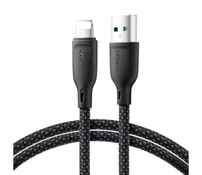 Joyroom Multi-Color Series S-A34 Nabíjecí kabel USB-A (M) - Lightning (M) 3A 1m černá
