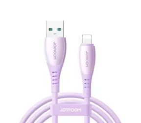 Joyroom S-A59 Vibrant Series Nabíjecí kabel USB-A (M) - Lightning (M) 3A 1.2m fialová