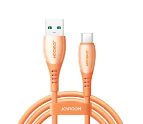Joyroom S-A59 Vibrant Series Nabíjecí kabel USB-A (M) - USB-C (M) 3A 1.2m oranžová