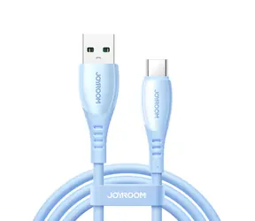 Joyroom S-A59 Vibrant Series Nabíjecí kabel USB-A (M) - USB-C (M) 3A 1.2m modrá