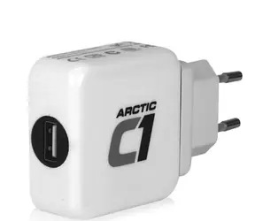 Rozbaleno - ARCTIC C1 / Cestovní USB nabíječka / 1x USB / 1A / rozbaleno