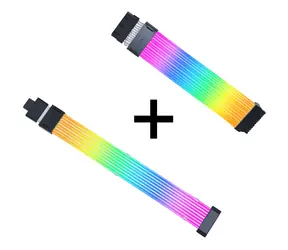 Lian Li Strimer Wireless 24-Pin RGB Kabel pro základní desku+ovladač+kabel / 1x 24 pin plug / 132 LED