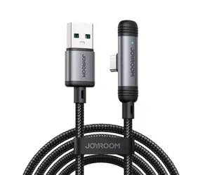 Joyroom S-A56 EnjoyX Series 90° Nabíjecí kabel USB-A (M) - USB-C (M) 3A 1.2m černá
