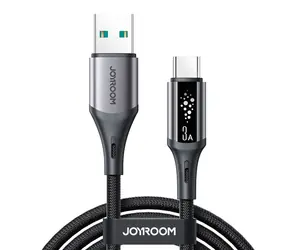 Joyroom S-A60 StarTalk Nabíjecí kabel USB-A (M) - USB-C (M) 3A 1.2m černá