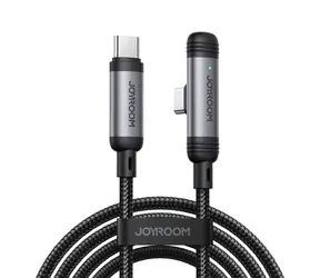 Joyroom S-A56 EnjoyX Series 90° Nabíjecí kabel USB-C (M) - USB-C (M) 60W 1.2m černá