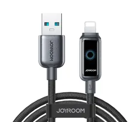 Joyroom S-A55 StarFlight Nabíjecí kabel USB-A (M) - Lightning (M) 3A 1.2m černá