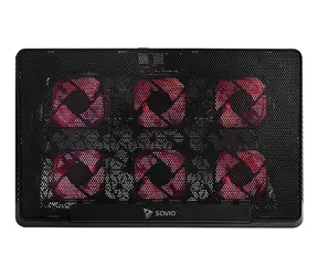 Rozbaleno - SAVIO COS-01 černá / chladicí podložka pod notebook 17" / rozbaleno