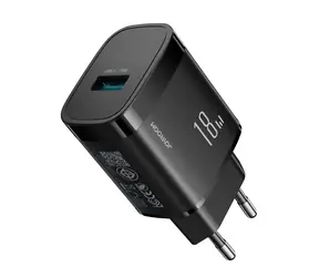 Joyroom JR-TF4 síťová nabíječka černá / USB-A / 18W