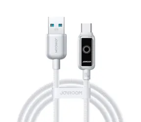 Joyroom S-A55 StarFlight Nabíjecí kabel USB-A (M) - USB-C (M) 66W 1.2m bílá