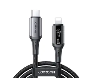 Joyroom S-A60 StarTalk Nabíjecí kabel USB-C (M) - Lightning (M) 30W 1.2m černá