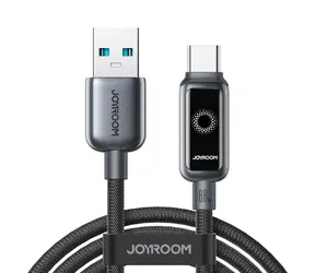 Joyroom S-A55 StarFlight Nabíjecí kabel USB-A (M) - USB-C (M) 66W 1.2m černá
