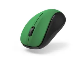 Hama MW-300 V2 zelená / bezdrátová myš / 1500 dpi / tichá / USB-A / 2x AAA