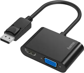Hama 200334 Rozbočovač a převodník / DisplayPort na HDMI/VGA