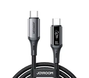 Joyroom S-A60 StarTalk Nabíjecí kabel USB-C (M) - USB-C (M) 100W 1.2m černá