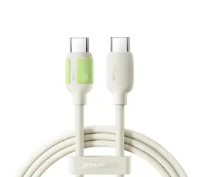 Joyroom S-A53 Nabíjecí kabel s fluorescenčním hrotem USB-C (M) - USB-C (M) 60W 2m béžová