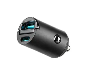 Joyroom JR-CCN18 černá / Nabíječka do auta / 65W / 1x USB-A / 1x USB-C