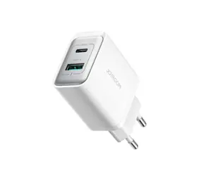 Joyroom JR-TCF15 Síťová nabíječka bílá / 1x USB-C + 1x USB-A / 30W 