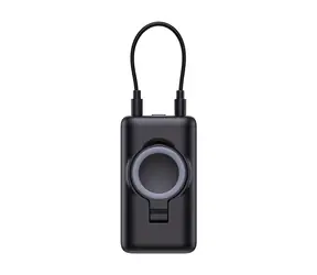 Joyroom JR-W13 černá / Powerbanka / 5000 mAh / 1x USB-C + 1x Lightning / bezdrátové nabíjení pro Apple Watch