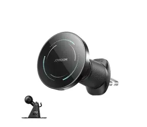 Joyroom JR-ZS502 černá / bezdrátová magnetická nabíječka do auta / MagSafe / do ventilační mřížky/sklo/palubní desku